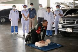 คณะทำงานการช่วยฟื้นคืนชีพ (CPR) รพ.ผศ. จัดกิจกรรมจำลองสถานการณ์ Code R ให้เสมือนจริง เพื่อความปลอดภัยของทุกคน  เมื่อวันที่ 6 ตุลาคม 2569 นายแพทย์บัญญพนต์ สุขประพฤติ ผู้ชำนาญการโรงพยาบาลทหารผ่านศึก (ระดับ 10)/หัวหน้าคณะทำงานการช่วยฟื้นคืนชีพ CPR ของโรงพยาบ