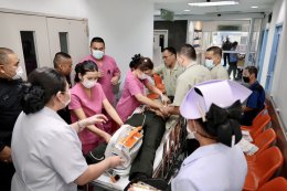 คณะทำงานการช่วยฟื้นคืนชีพ (CPR) รพ.ผศ. จัดกิจกรรมจำลองสถานการณ์ Code R ให้เสมือนจริง เพื่อความปลอดภัยของทุกคน  เมื่อวันที่ 6 ตุลาคม 2569 นายแพทย์บัญญพนต์ สุขประพฤติ ผู้ชำนาญการโรงพยาบาลทหารผ่านศึก (ระดับ 10)/หัวหน้าคณะทำงานการช่วยฟื้นคืนชีพ CPR ของโรงพยาบ