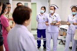 คณะทำงานการช่วยฟื้นคืนชีพ (CPR) รพ.ผศ. จัดกิจกรรมจำลองสถานการณ์ Code R ให้เสมือนจริง เพื่อความปลอดภัยของทุกคน  เมื่อวันที่ 6 ตุลาคม 2569 นายแพทย์บัญญพนต์ สุขประพฤติ ผู้ชำนาญการโรงพยาบาลทหารผ่านศึก (ระดับ 10)/หัวหน้าคณะทำงานการช่วยฟื้นคืนชีพ CPR ของโรงพยาบ
