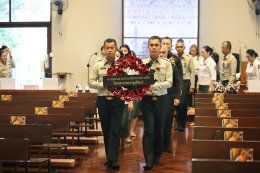 ประกอบพิธีทางศาสสนาคริสต์ ณ วัดคาธอลิค บ้านเซเวียร์ อนุสาวรีย์ชัยสมรภูมิกรุงเทพมหานคร  