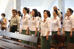 ประกอบพิธีทางศาสสนาคริสต์ ณ วัดคาธอลิค บ้านเซเวียร์ อนุสาวรีย์ชัยสมรภูมิกรุงเทพมหานคร  