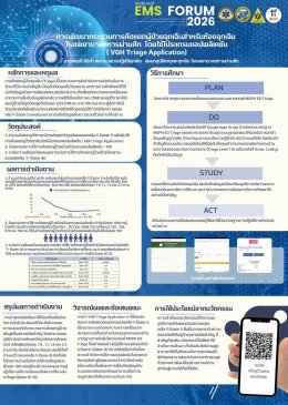 ...พิธีมอบรางวัลและใบประกาศเกียรติคุณ งานการประชุมวิชาการการแพทย์ฉุกเฉินระดับชาติ ครั้งที่ 17 ประจำปี 2569