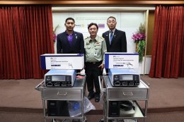 วันที่ ๑๕ พฤศจิกายน ๒๕๖๖ สโมสรโรตารีสัมพันธวงศ์ ได้ส่งมอบอุปกรณ์ทางการแพทย์ ภายใต้โครงการ Global Grant “เครื่องจี้ตัดเนื้อเยื้อด้วยไฟฟ้าความถี่สูง ควบคุมการทำงานแบบอัตโนมัติ” จำนวน ๒ เครื่อง มูลค่า ๑,๑๐๐,๐๐๐.- บาท ให้กับโรงพยาบาลทหารผ่านศึก