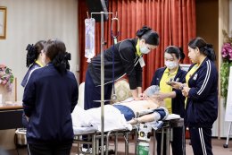 โรงพยาบาลทหารผ่านศึกจัดอบรมเชิงปฏิบัติการ เตรียมการช่วยชีวิตขั้นสูง สำหรับพยาบาลวิชาชีพ Assistant Advanced cardiovascular life support