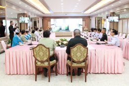 พลตรี ศุภกิตติ ขัมพานนท์ ผู้อำนวยการสำนักงานแพทย์ทหาร กรมยุทธบริการทหาร กองบัญชาการกองทัพไทย พร้อมคณะเข้าเยี่ยมชมกิจการด้านการแพทย์ ณ โรงพยาบาลทหารผ่านศึก