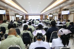 พลเอก สุรศักดิ์ วรรณสมบูรณ์ ที่ปรึกษาผู้อำนวยการองค์การสงเคราะห์ทหารผ่านศึก เป็นประธาน ในพิธีปิดอบรมหลักสูตร เพิ่มประสิทธิภาพการบริหารสัญญา และการบริหารพัสดุของเจ้าหน้าที่และคณะกรรมการตรวจรับพัสดุ