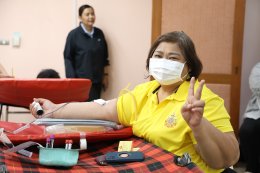 สภากาชาดไทย ร่วมกับโรงพยาบาลทหารผ่านศึก จัดกิจกรรมบริจาคโลหิต ให้กับสภากาชาดไทย เพื่อสำรองให้หน่วยทหาร และประชาชนที่ได้รับบาดเจ็บกรณีเกิดสถานการณ์ฉุกเฉิน