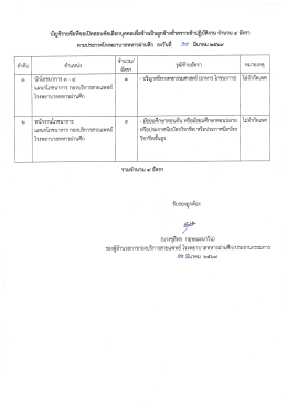 โรงพยาบาลทหารผ่านศึก องค์การสงเคราะห์ทหารผ่านศึก ประสงค์จะรับสมัครบุคคล จากทหารผ่านศึก ครอบครัวทหารผ่านศึก ทหารนอกประจำการ หรือบุคคลทั่วไป เพื่อทำการสอบคัดเลือก บุคคลเพื่อจ้างเป็นลูกจ้างชั่วคราวเข้าปฏิบัติงานในตำแหน่งต่าง ๆ รวมจำนวน ๔ อัตรา