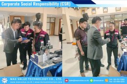 บริษัท เเมกซ์ เเวลู เทคโนโลยี จำกัด ส่งมอบครุภัณฑ์เครื่องมือวัดละเอียด ให้กับ วิทยาลัยกาญจนาภิเษก มหานคร