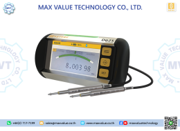 Probes and digital display units