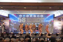 ซันเกรนส์ร่วมสนับสนุนการแข่งขันกีฬาเพาะกายชิงแชมป์เอเชีย ครั้งที่ 58