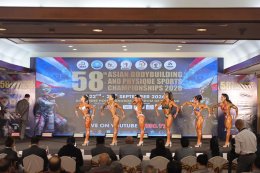 ซันเกรนส์ร่วมสนับสนุนการแข่งขันกีฬาเพาะกายชิงแชมป์เอเชีย ครั้งที่ 58