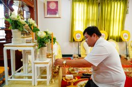 จัดพิธีสงฆ์มงคลชัย คุณธัญญาภรณ์