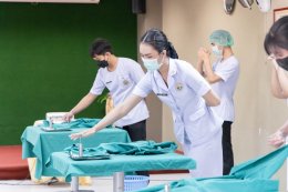 นักเรียนพนักงานผู้ช่วยพยาบาล เดอะแคร์การบริบาลรุ่นที่ 40 สอบวัดผลภาคทักษะก่อนออกฝึกภาคปฎิบัติ ( The Care Skill Day )
