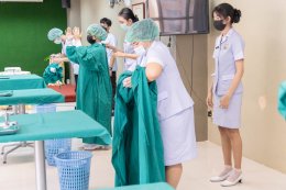 นักเรียนพนักงานผู้ช่วยพยาบาล เดอะแคร์การบริบาลรุ่นที่ 40 สอบวัดผลภาคทักษะก่อนออกฝึกภาคปฎิบัติ ( The Care Skill Day )