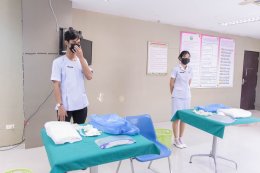 นักเรียนพนักงานผู้ช่วยพยาบาล เดอะแคร์การบริบาลรุ่นที่ 40 สอบวัดผลภาคทักษะก่อนออกฝึกภาคปฎิบัติ ( The Care Skill Day )