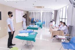 นักเรียนพนักงานผู้ช่วยพยาบาล เดอะแคร์การบริบาลรุ่นที่ 40 สอบวัดผลภาคทักษะก่อนออกฝึกภาคปฎิบัติ ( The Care Skill Day )