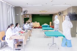 นักเรียนพนักงานผู้ช่วยพยาบาล เดอะแคร์การบริบาลรุ่นที่ 40 สอบวัดผลภาคทักษะก่อนออกฝึกภาคปฎิบัติ ( The Care Skill Day )