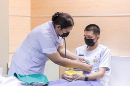นักเรียนพนักงานผู้ช่วยพยาบาล เดอะแคร์การบริบาลรุ่นที่ 40 สอบวัดผลภาคทักษะก่อนออกฝึกภาคปฎิบัติ ( The Care Skill Day )