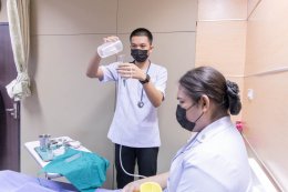 นักเรียนพนักงานผู้ช่วยพยาบาล เดอะแคร์การบริบาลรุ่นที่ 40 สอบวัดผลภาคทักษะก่อนออกฝึกภาคปฎิบัติ ( The Care Skill Day )