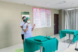 สอบวัดผลภาคทักษะก่อนออกฝึกภาคปฎิบัติ ( The Care Skill Day รุ่นที่ 44 )