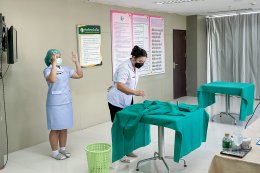 สอบวัดผลภาคทักษะก่อนออกฝึกภาคปฎิบัติ ( The Care Skill Day รุ่นที่ 44 )