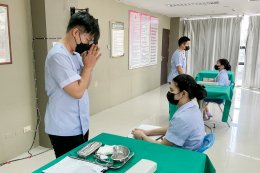 สอบวัดผลภาคทักษะก่อนออกฝึกภาคปฎิบัติ ( The Care Skill Day รุ่นที่ 44 )