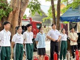 กิจกรรมอบรมป้องกันอัคคีภัย ฝึกซ้อมแผนดับเพลิง