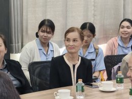ต้อนรับ ผศ.ดร.นุสรา ประเสริฐศรี ผู้อำนวยการวิทยาลัยพยาบาลบรมราชชนนี สรรพสิทธิประสงค์ พร้อมคณะอาจารย์และนักศึกษาพยาบาลชั้นปีที่ 4 ในโอกาสเยี่ยมชมศูนย์ iCare Wellness