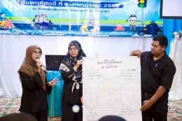โครงการเจ้าหน้าที่สะเตงนอกร่วมสวมหมวกนิรภัยใส่ใจกฎจราจร ปี 69
