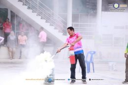 โครงการฝึกอบรมส่งเสริมความรู้ด้านสาธารณภัยและการป้องกันภัย (ฝึกซ้อมอพยพหนีไฟและระงับอัคคีภัยในอาคารสำนักงานเทศบาลฯ)