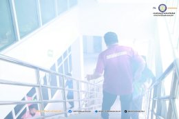 โครงการฝึกอบรมส่งเสริมความรู้ด้านสาธารณภัยและการป้องกันภัย (ฝึกซ้อมอพยพหนีไฟและระงับอัคคีภัยในอาคารสำนักงานเทศบาลฯ)