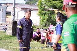 โครงการฝึกอบรมส่งเสริมความรู้ด้านสาธารณภัยและการป้องกันภัย (ฝึกซ้อมอพยพหนีไฟและระงับอัคคีภัยในอาคารสำนักงานเทศบาลฯ)