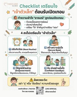Checklist 4 สเต็ป เตรียมใจ 