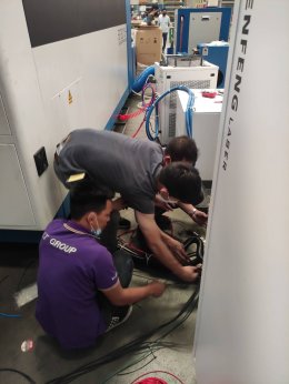 ส่งมอบเครื่อง Marking Fiber Laser 30w  พิกัดชลบุรี