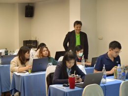 ภาพกิจกรรมการบรรยาย หลักสูตร "การตรวจสอบความใช้ได้ของวิธีทดสอบทางเคมี (Method Validation) & Workshop ตามหลักการ Eurachem, 2025"  (Exclusive Workshop )