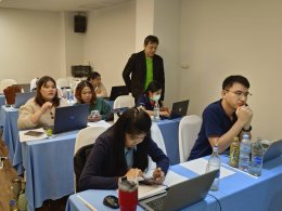 ภาพกิจกรรมการบรรยาย หลักสูตร "การตรวจสอบความใช้ได้ของวิธีทดสอบทางเคมี (Method Validation) & Workshop ตามหลักการ Eurachem, 2025"  (Exclusive Workshop )