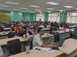 ภาพกิจกรรมการบรรยาย เรื่อง การตีความและการประยุกต์ใช้ ข้อกำหนด ISO/IEC 17025:2017