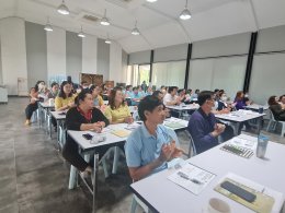 ภาพกิจกรรม การบรรยาย เรื่อง การตีความและการประยุกต์ใช้ ข้อกำหนด ISO/IEC 17025:2017  
