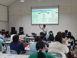 ภาพกิจกรรม การบรรยาย เรื่อง การตีความและการประยุกต์ใช้ ข้อกำหนด ISO/IEC 17025:2017  