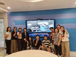 ภาพบรรยากาศ การบรรยาย เรื่อง การควบคุมคุณภาพอาหารเลี้ยงเชื้อ ตามหลักการของ ISO 11133