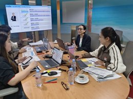 ภาพกิจกรรมการอบรม Internal Quality Control (IQC) ทางด้านจุลชีววิทยา 