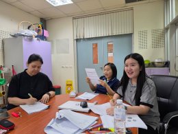 ภาพกิจกรรมการให้คำปรึกษา พัฒนาระบบ ISO/IEC 17025 ให้กับห้องปฏิบัติการจุลชีววิทยา