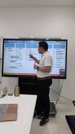 ภาพบรรยากาศ การดำเนินการ Internal Audit ISO/IEC 17025
