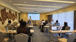 บรรยากาศการเรียนรู้ที่มากกว่า แค่ทฤษฎี กับหลักสูตร " AI for Laboratory " 