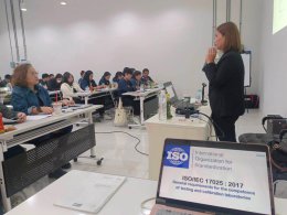 บรรยากาศการอบรม In-house Training หลักสูตร "การตีความและการประยุกต์ใช้ข้อกำหนด ISO/IEC 17025:2017"