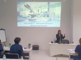 บรรยากาศการอบรม In-house Training หลักสูตร "การตีความและการประยุกต์ใช้ข้อกำหนด ISO/IEC 17025:2017"