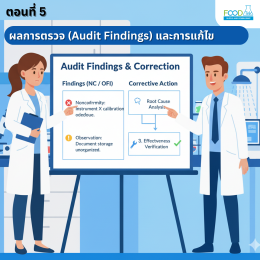 ตอนที่ 5: ผลการตรวจ (Audit Findings) และการแก้ไข