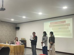 ภาพกิจกรรมการบรรยาย หลักสูตร ข้อกำหนดระบบมาตรฐาน ISO 22000:2018 + Climate Change" และ work shop 