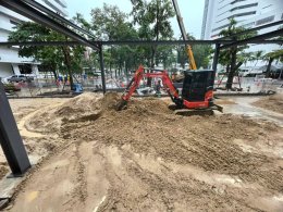 งานต่อเติมบริเวณอาคาร 10 มหาวิทยาลัยศรีปทุม